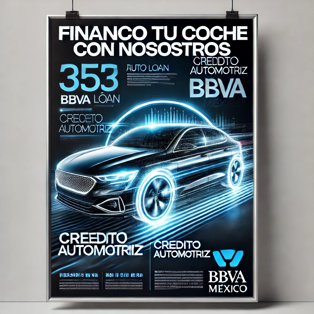 Conoce los créditos automotrices de Banco BBVA México y solicítalos